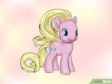 Сделайте обычай My Little Pony с маркерами Sharpie Шаг 1