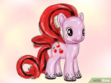 Сделайте обычай My Little Pony с маркерами Sharpie Шаг 10