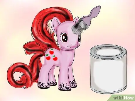 Сделайте обычай My Little Pony с маркерами Sharpie Шаг 9