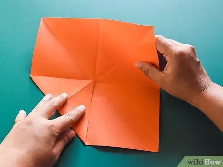 Сделайте корзину для оригами из бумаги Шаг 3