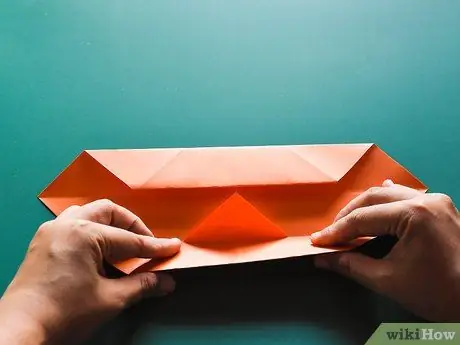 Сделайте корзину из бумаги для оригами. Шаг 4