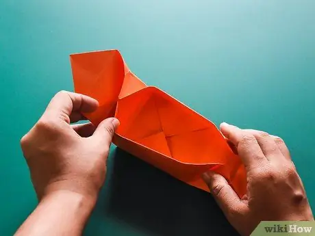 Сделайте корзину из бумаги для оригами. Шаг 5