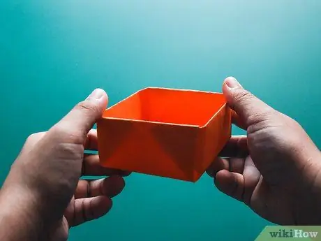 Сделайте корзину для бумаги оригами Шаг 8