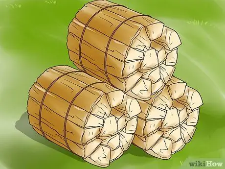 Сушеные дрова для печи Шаг 2