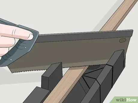 Разрезание стыков под углом, шаг 4