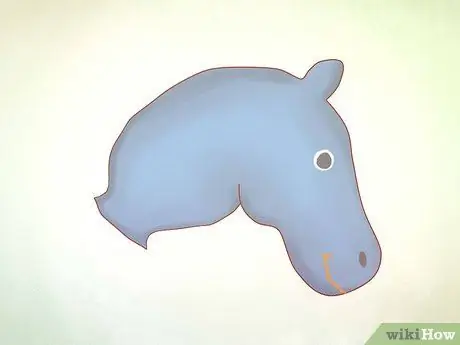 Сделать лошадь из палки Шаг 13