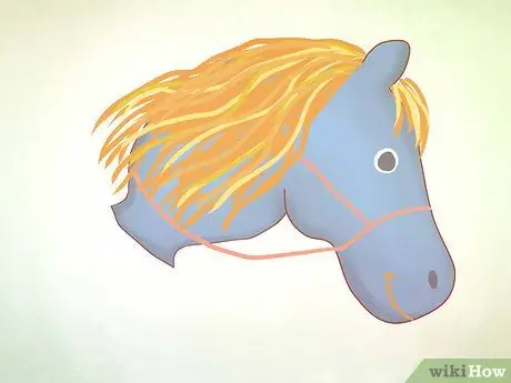 Сделать лошадь из палки Шаг 14