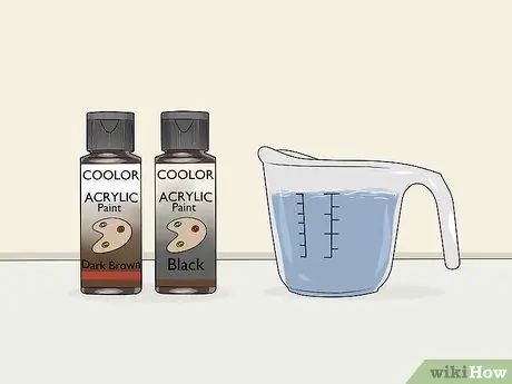 Краска поддельных узлов в дереве Шаг 7