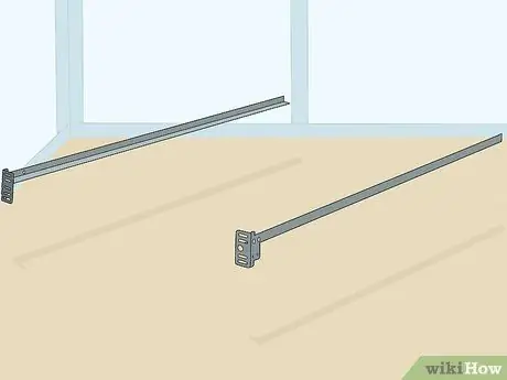 Соберите металлический каркас кровати Шаг 1