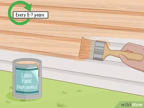 Уход за деревянным сайдингом Шаг 10