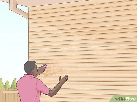 Уход за деревянным сайдингом Шаг 14