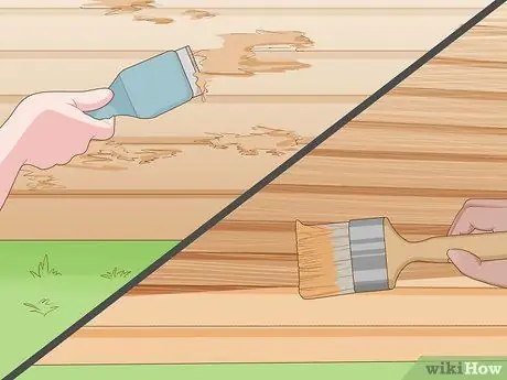 Уход за деревянным сайдингом Шаг 5