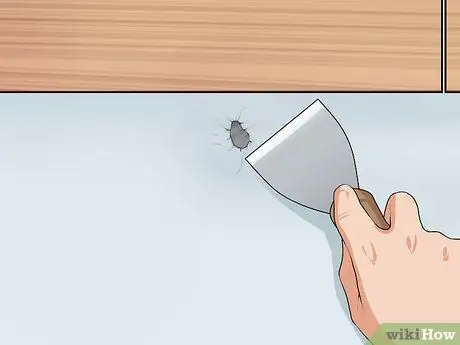 Создание акцентной стены, обшитой деревянной доской. Шаг 10