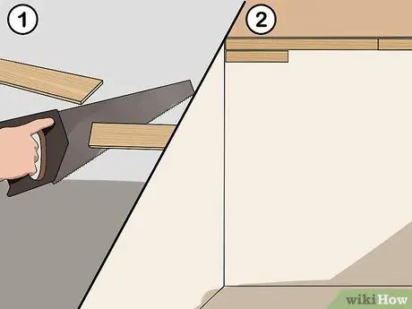 Создание акцентной стены с деревянными досками Шаг 7