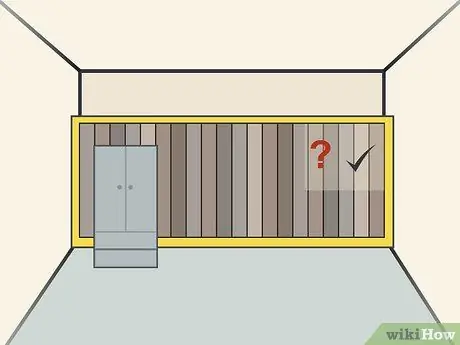 Серая деревянная панель Wash Step 13