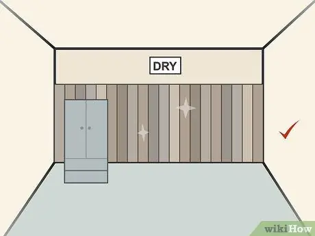 Серая деревянная панель Wash Step 15