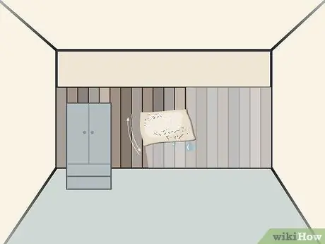 Серая деревянная панель Wash Step 7