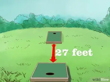 Играть в Cornhole, шаг 2 Играть в Cornhole, шаг 2