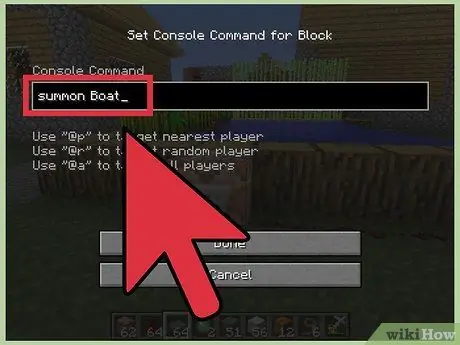 Используйте командные блоки в Minecraft, шаг 13