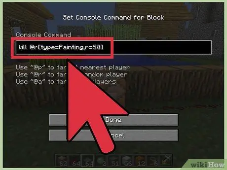Используйте командные блоки в Minecraft, шаг 14