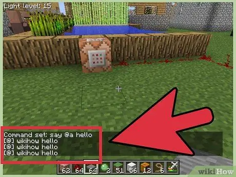Используйте командные блоки в Minecraft, шаг 16