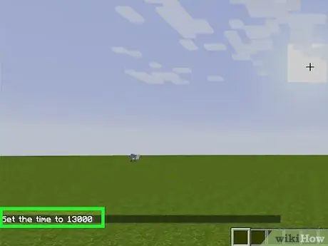 Установить время на ночь в Minecraft, шаг 3