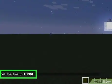 Установить время на ночь в Minecraft, шаг 4