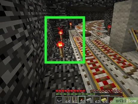 Постройте систему железных дорог в Minecraft, шаг 13