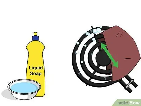 Очистите горелки на плите, шаг 2