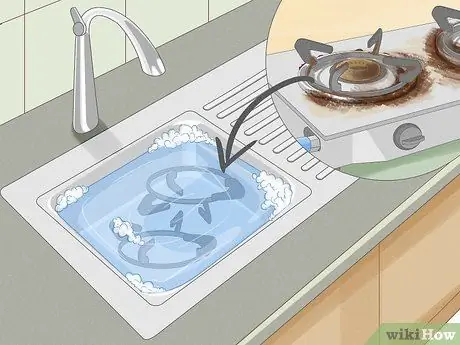 Удаление следов ожога с плиты Шаг 1