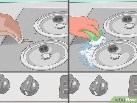 Удаление следов ожога с плиты Шаг 15