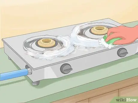 Удаление следов ожога с плиты Шаг 5