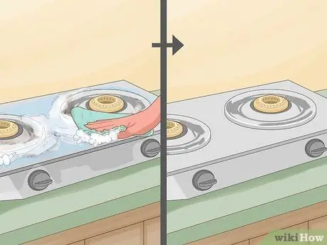 Удаление следов ожога с плиты Шаг 6