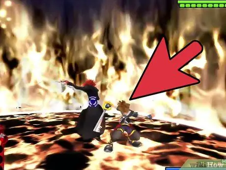 Победите Акселя (Битва данных) в Kingdom Hearts II, шаг 3