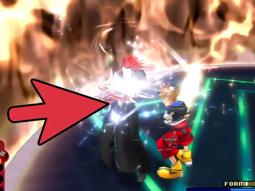 Как победить Акселя (битва данных) в Kingdom Hearts II: 12 шагов