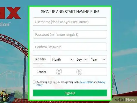 Зарегистрируйте учетную запись на ROBLOX Step 4
