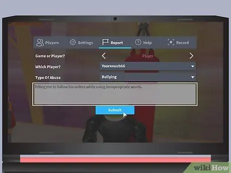 Сообщить о ком-либо о Roblox Шаг 6
