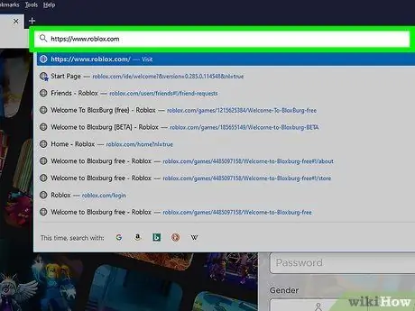 Добавить друзей в Roblox Шаг 1