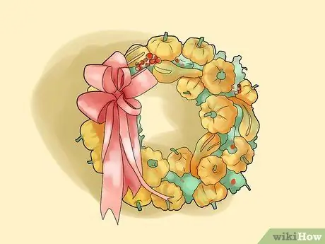 Создание осеннего венка. Шаг 11