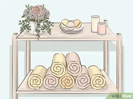 Рулонные полотенца для хранения Шаг 5