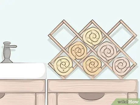 Рулонные полотенца для хранения Шаг 6