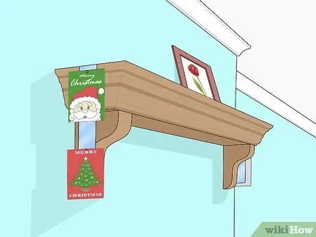 Повесьте рождественские открытки Шаг 5
