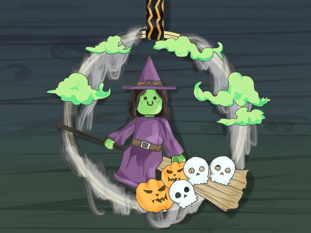 3 способа сделать венок на Хэллоуин