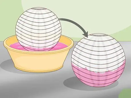Красящие бумажные фонарики Шаг 11