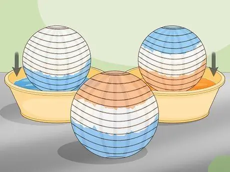 Красящие бумажные фонарики Шаг 13