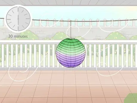 Красящие бумажные фонарики Шаг 15