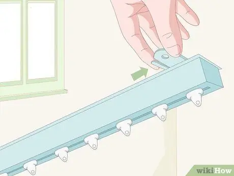 Вешать шторы на потолок Шаг 9