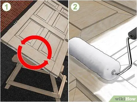 Покрасить дубовые двери в белый цвет Шаг 11