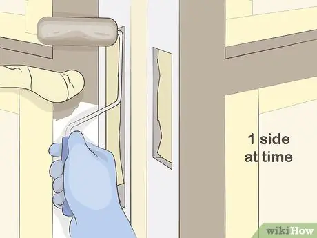 Покраска французских дверей Шаг 14