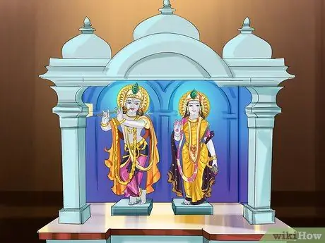 Украсьте комнату для пуджи Шаг 11